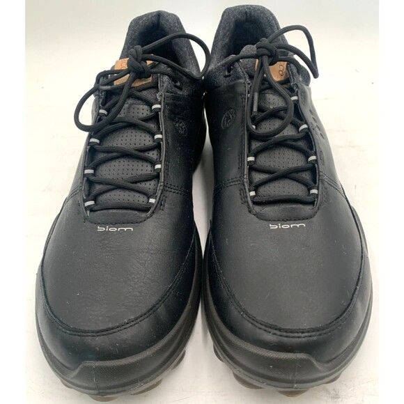 ECCO Biom Hybrid 3 GTX Men\'s Golf Shoes Black Leather. 46 E Extra Width. US 12. main image 12